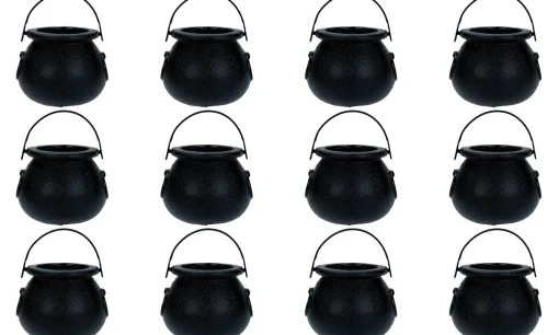 Party City Candy Cauldrons 12Ct| Favors & Favor Bags
