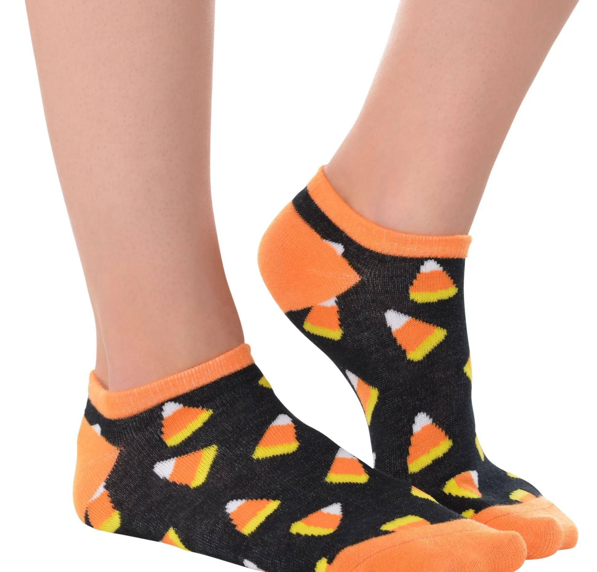 Flash Sale Candy Corn Ankle Socks Tights