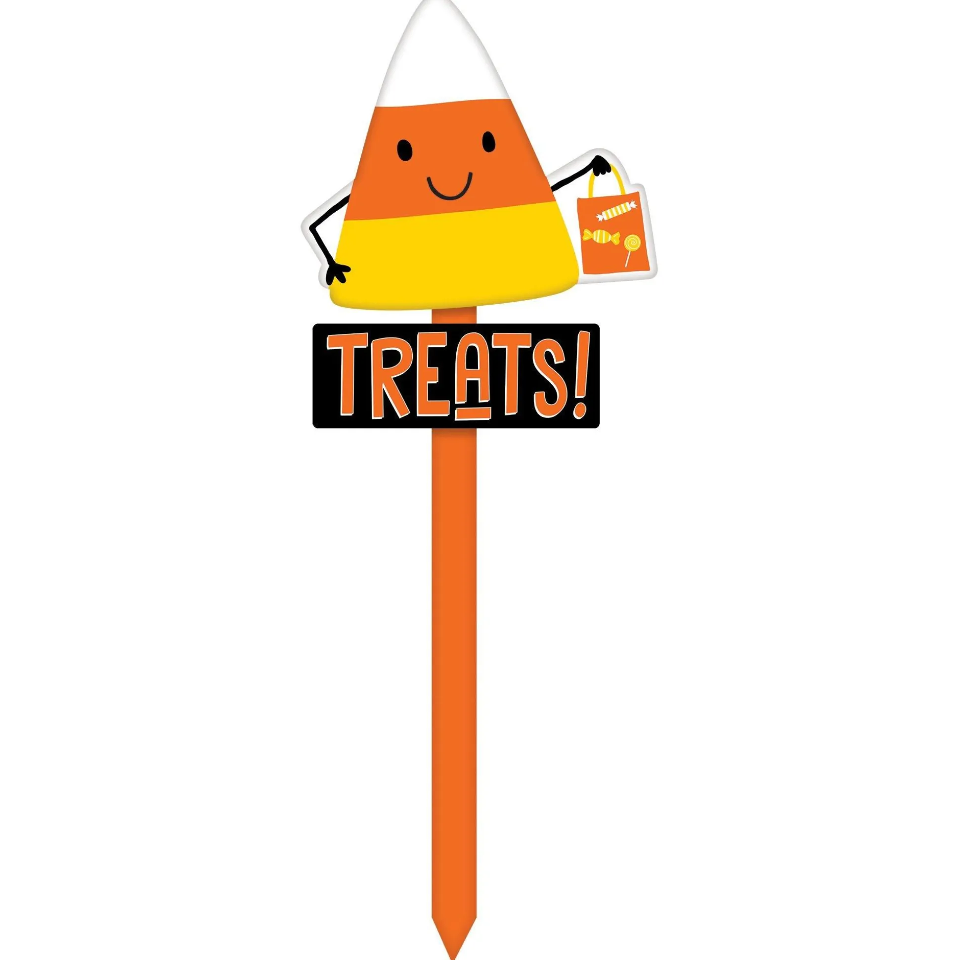 Party City Candy Corn Treats Yard Stake| Spooky Friends