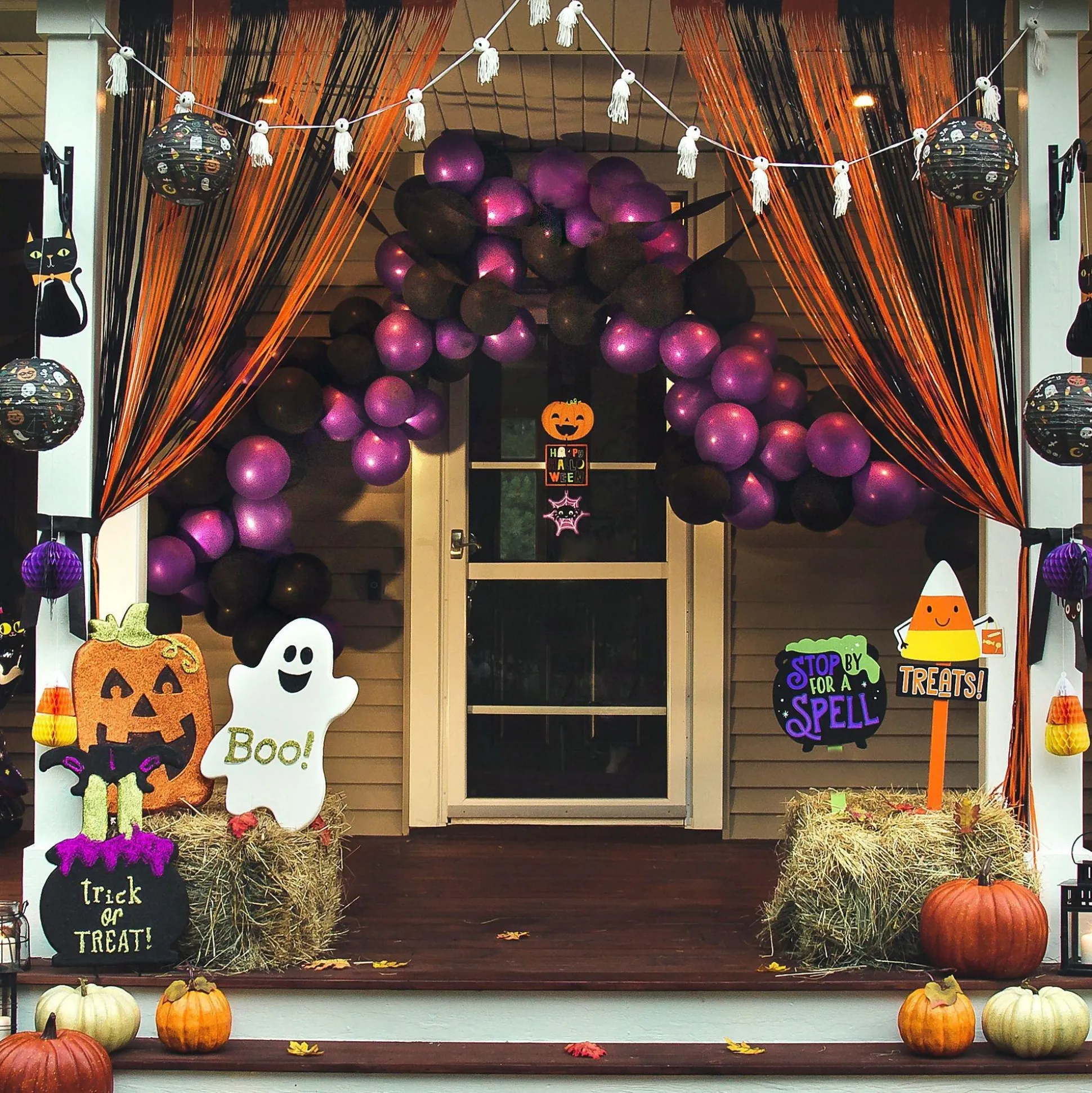 Party City Candy Corn Treats Yard Stake| Spooky Friends