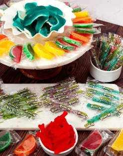 Discount Caribbean Blue Gummy Sharks, 16Oz - Raspberry Flavor Candy Buffet By Color