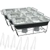 Party City Chafing Dish Buffet Set 24Pc| Disney Villains