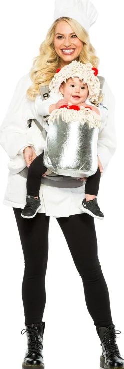 Hot Chef & Spaghetti Baby & Me Costume Couples' Costumes