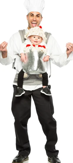 Hot Chef & Spaghetti Baby & Me Costume Couples' Costumes