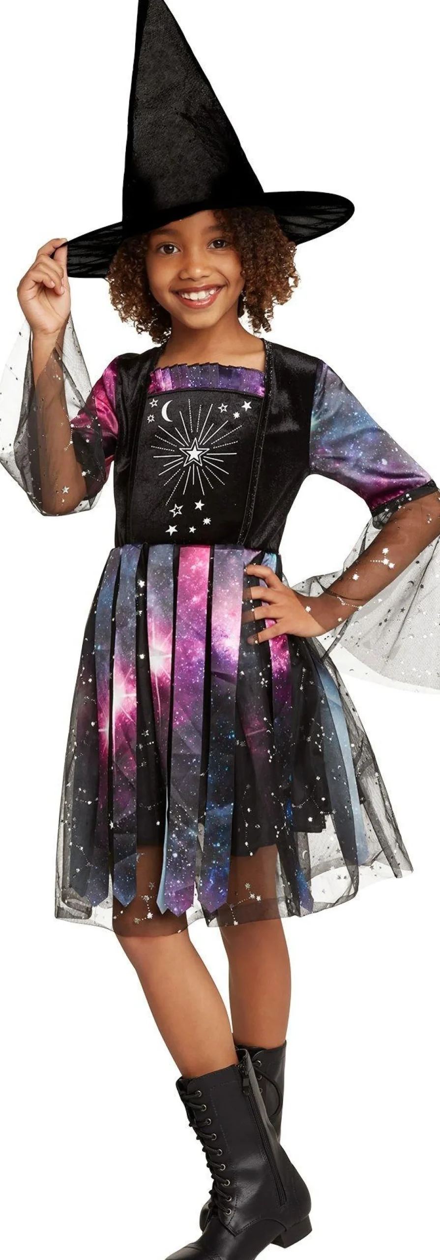 Party City Child Celestial Witch Costume|Girl Witch