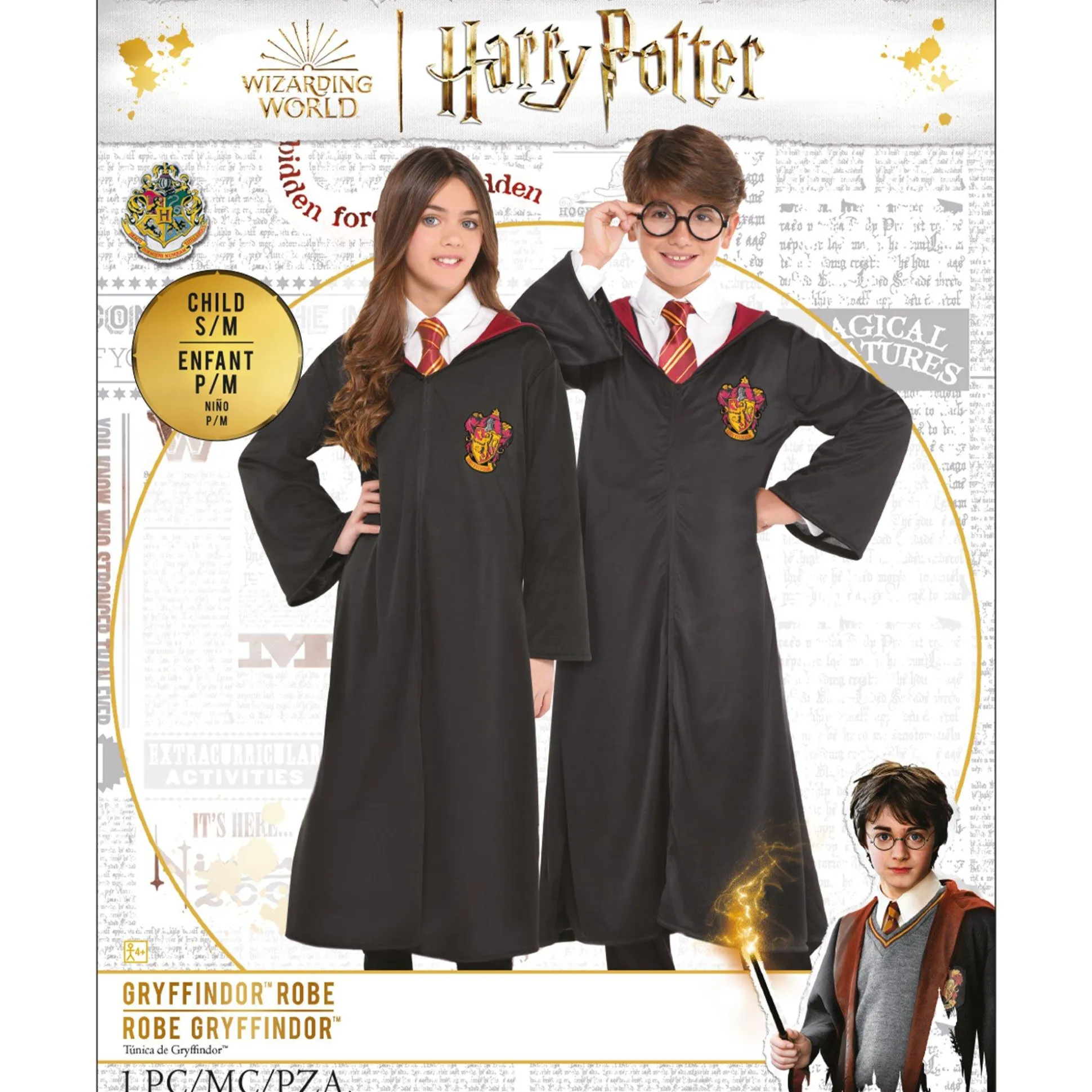 Party City Child Gryffindor Robe - Harry Potter| Capes, Robes