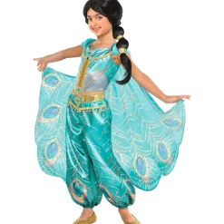 Party City Child Jasmine Whole New World Costume - Aladdin| Disney Princess