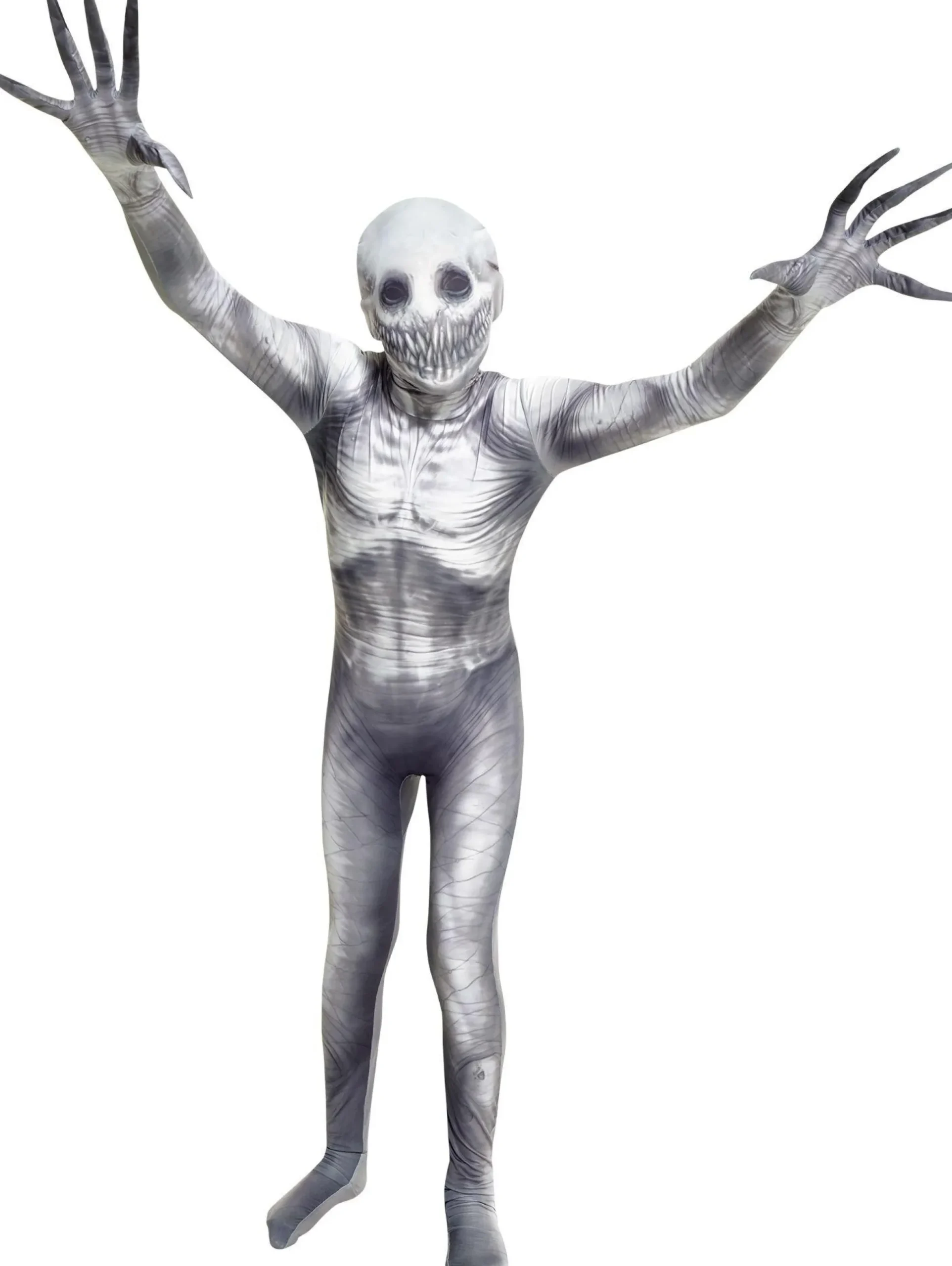 Morphsuit Child The Rake Costume - Creepypasta|Boy Scary