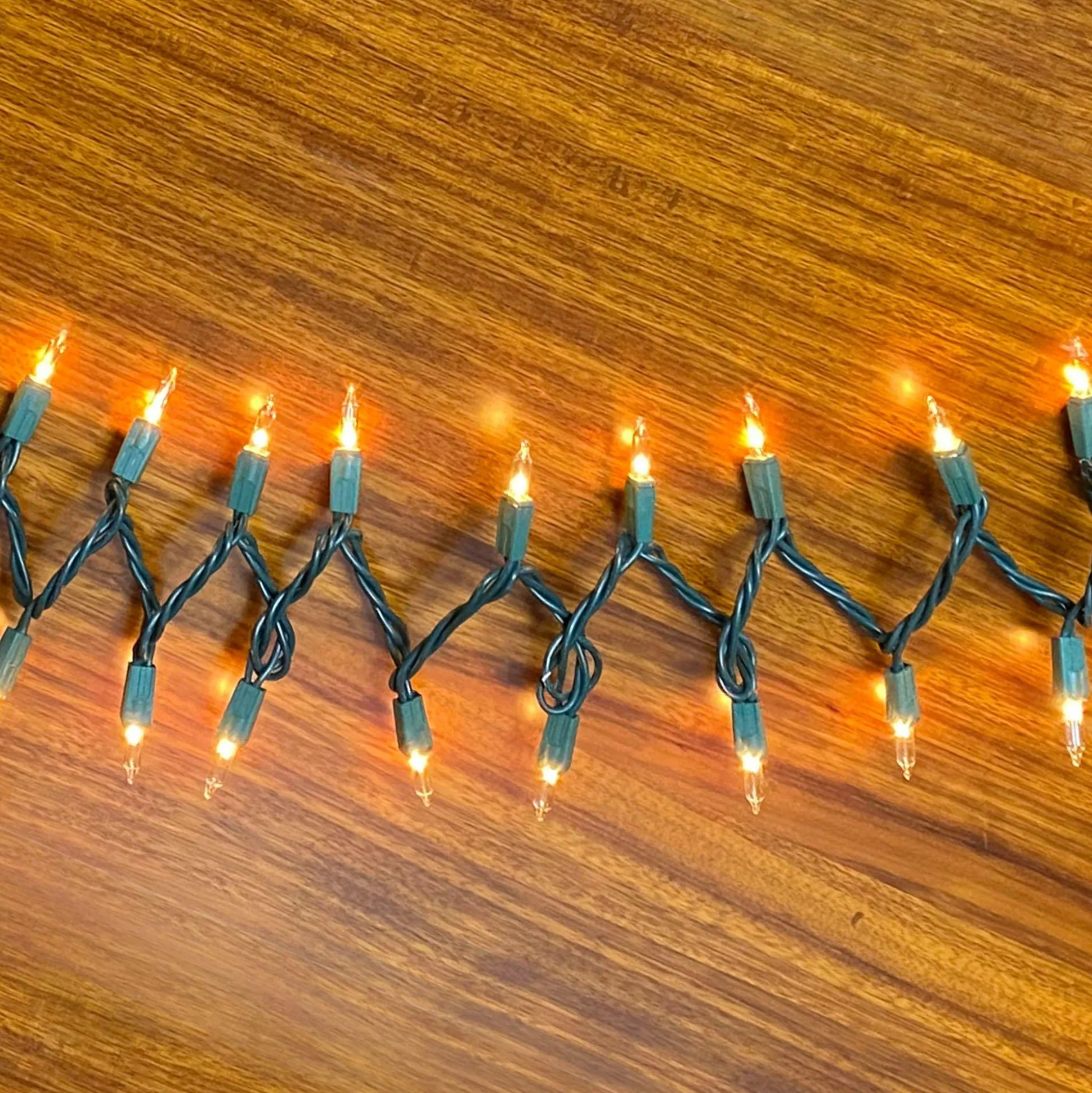 Party City Clear Incandescent String Lights, 100 Mini Bulbs, 21Ft| Strobe Lights & Black Lights