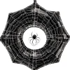 Party City Creepy Spiderweb Foil Balloon, 33In X 32In| Spiderweb Night