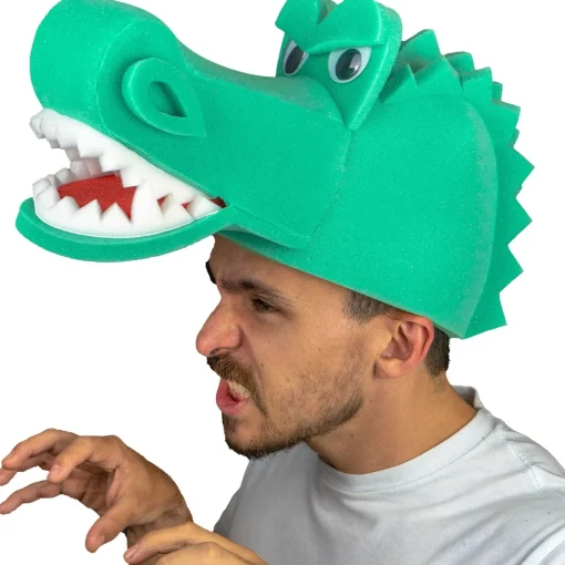 Store Crocodile Foam Party Hat For Adults Hats