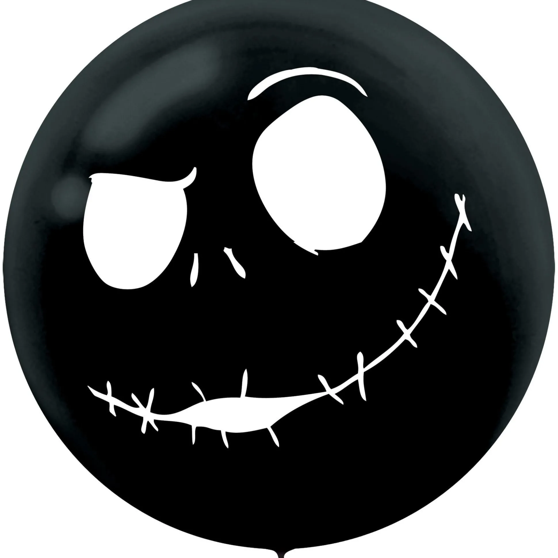 Party City 2Ct, 24In, Jack Skellington Latex Balloons The Nightmare Before Christmas| The Nightmare Before Christmas