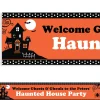 Party City Custom Frightfully Fancy Banner 6Ft| Decorations