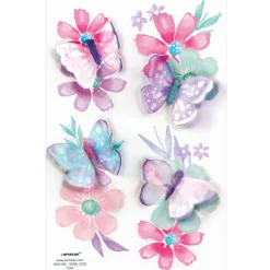 Shop 3D Flutter Tattoos 1 Sheet Makeup