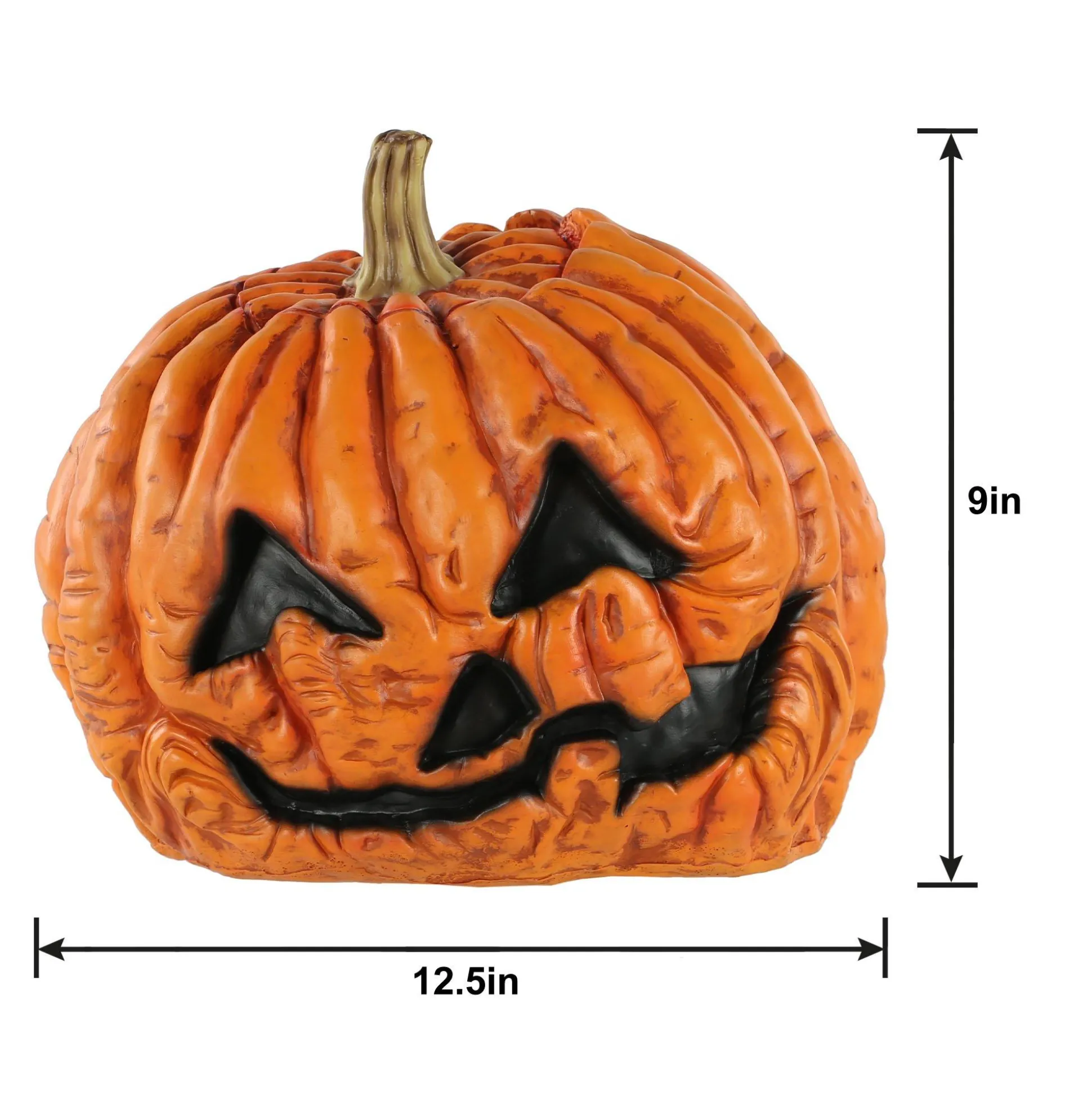 Party City Decayed Foam Pumpkin, 12.5In X 9In| Home Décor