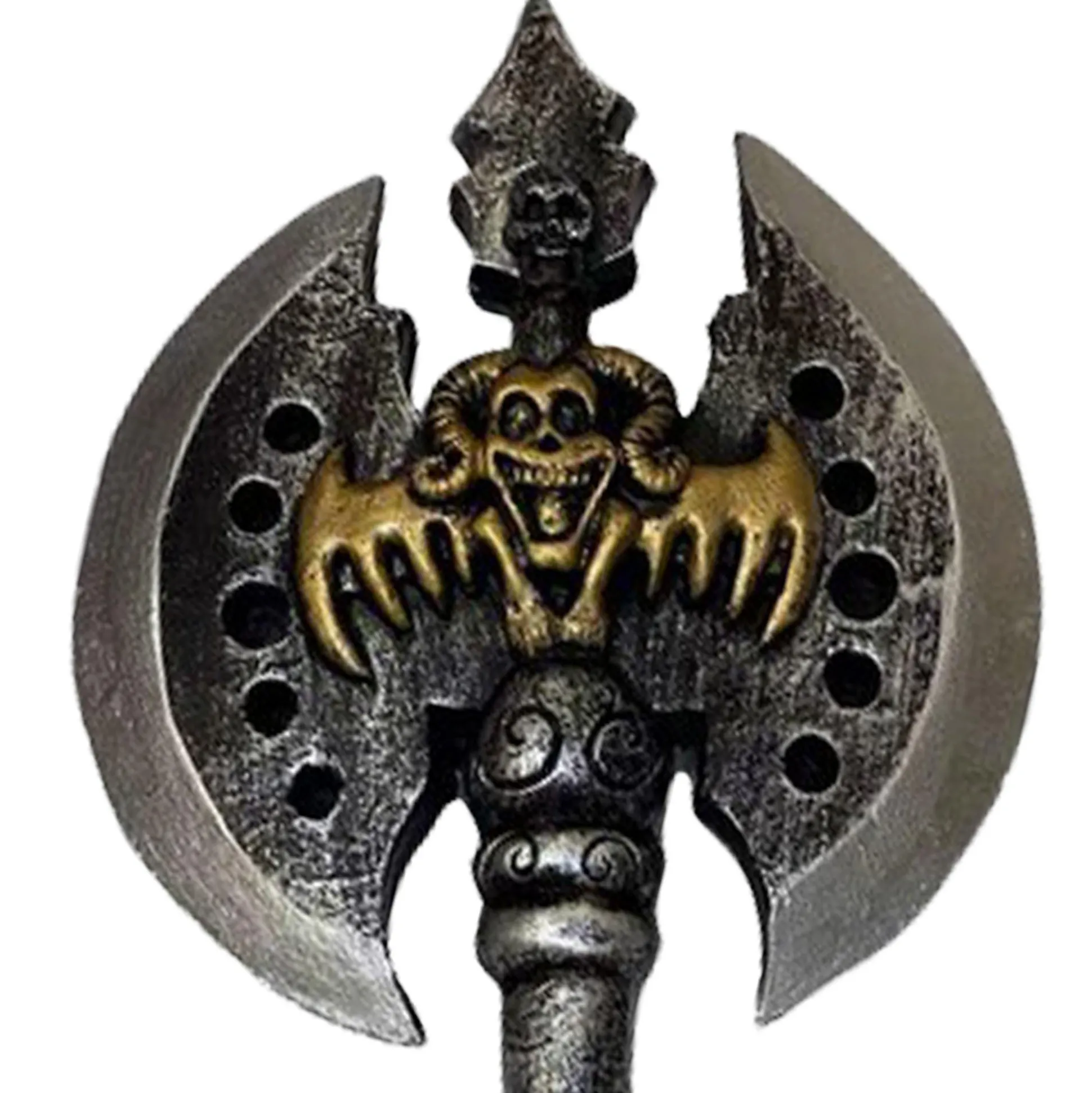 Party City Demon Double-Headed Battle Axe, 28In - High-Density Foam Prop| Weapons