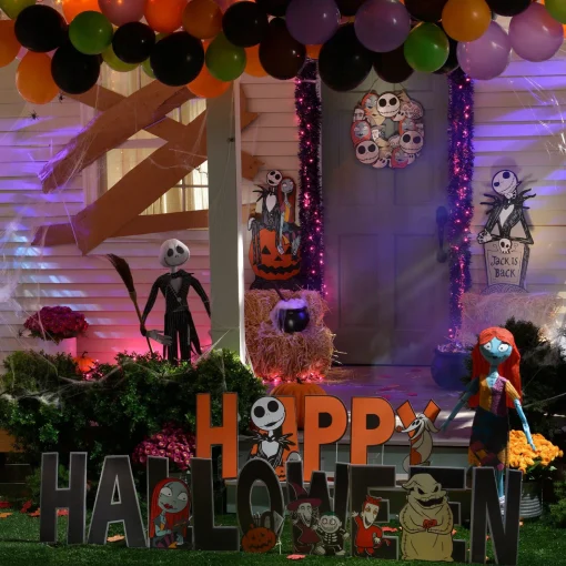Party City Disney Nightmare Before Christmas Wreath| The Nightmare Before Christmas
