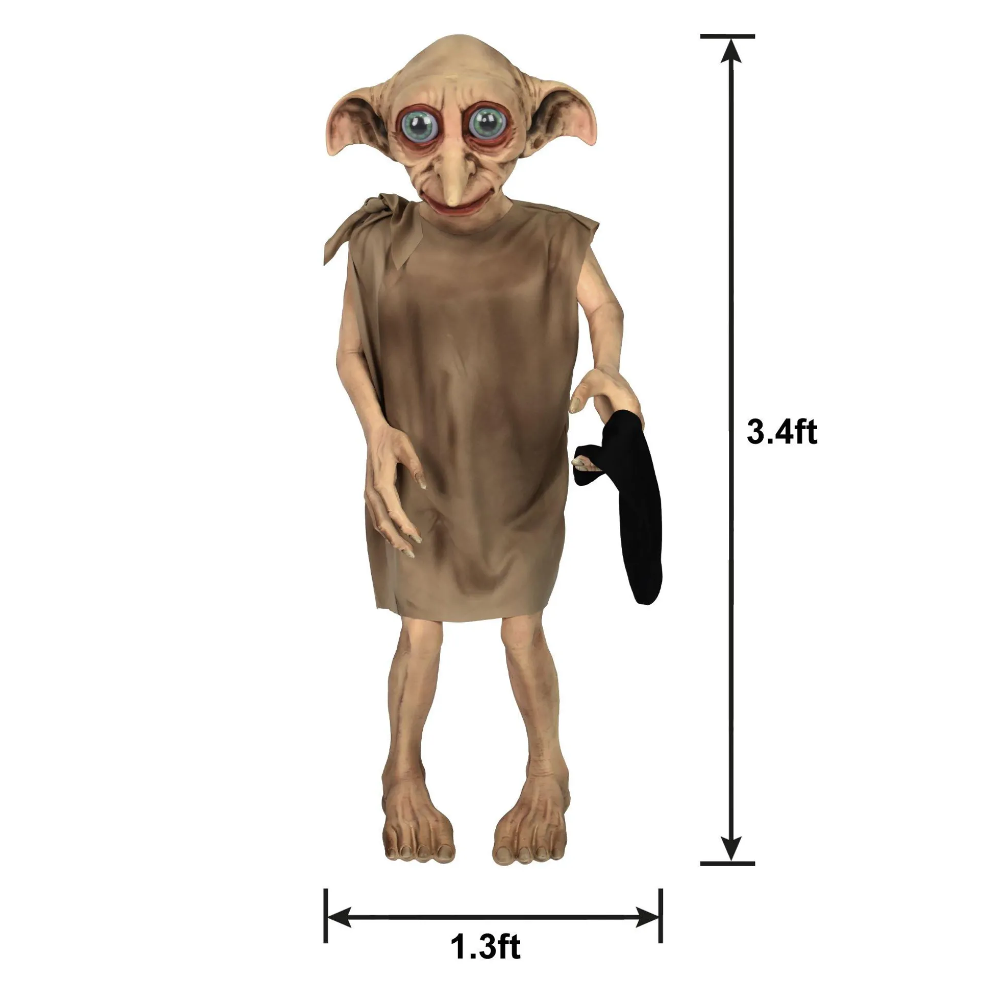 Party City Dobby Plastic & Fabric Prop, 42In - Harry Potter| Standing Props