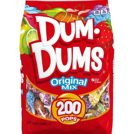Cheap Dum Dum Original Mix Lollipops, 2.1Lbs, 200Ct Lollipops