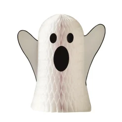 Party City Family Friendly Ghost Honeycomb Tissue Paper Centerpiece, 12.6In X 13.5In| Table Décor & Centerpieces