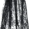 Sale Floral Black Lace Veil - Day Of The Dead Hats