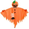 Party City Friendly Bow Tie Jack-O'-Lantern Fabric Hanging Decoration, 48In| Hanging Decorations