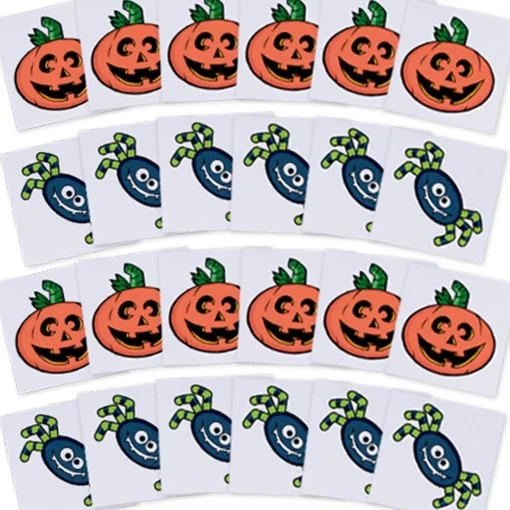 Party City Friendly Frights Kids Tattoos 24Ct| Trunk Or Treat
