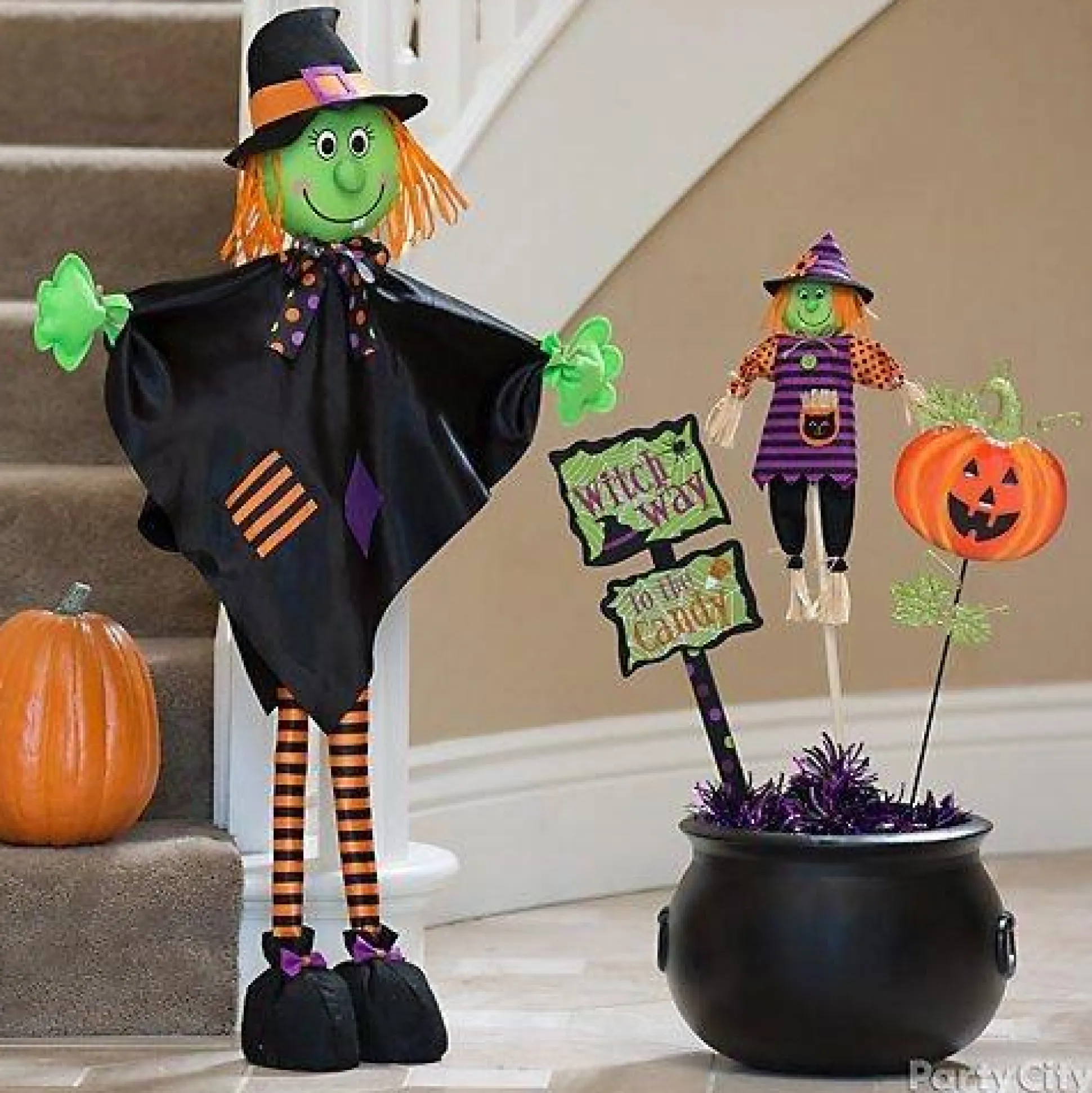 Party City Friendly Standing Witch Decoration| Home Décor