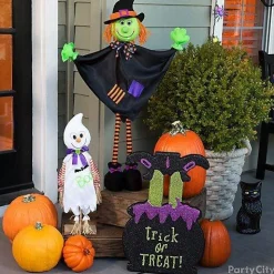Party City Friendly Standing Witch Decoration| Home Décor