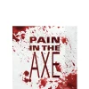 Party City Get Axed Paper Beverage Napkins, 5In, 40Ct| Get Axed