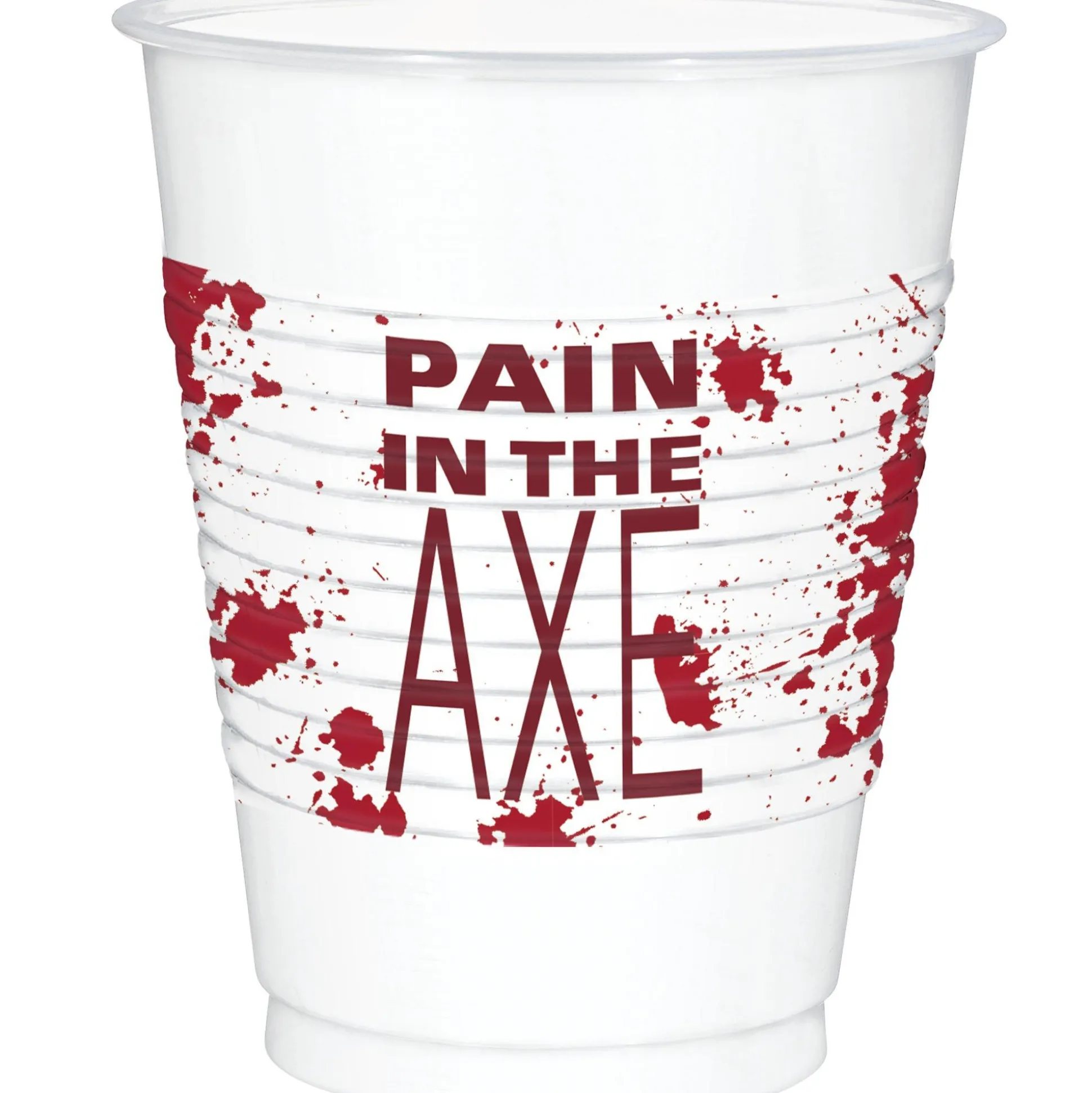 Party City Get Axed Plastic Cups, 16Oz, 25Ct| Get Axed