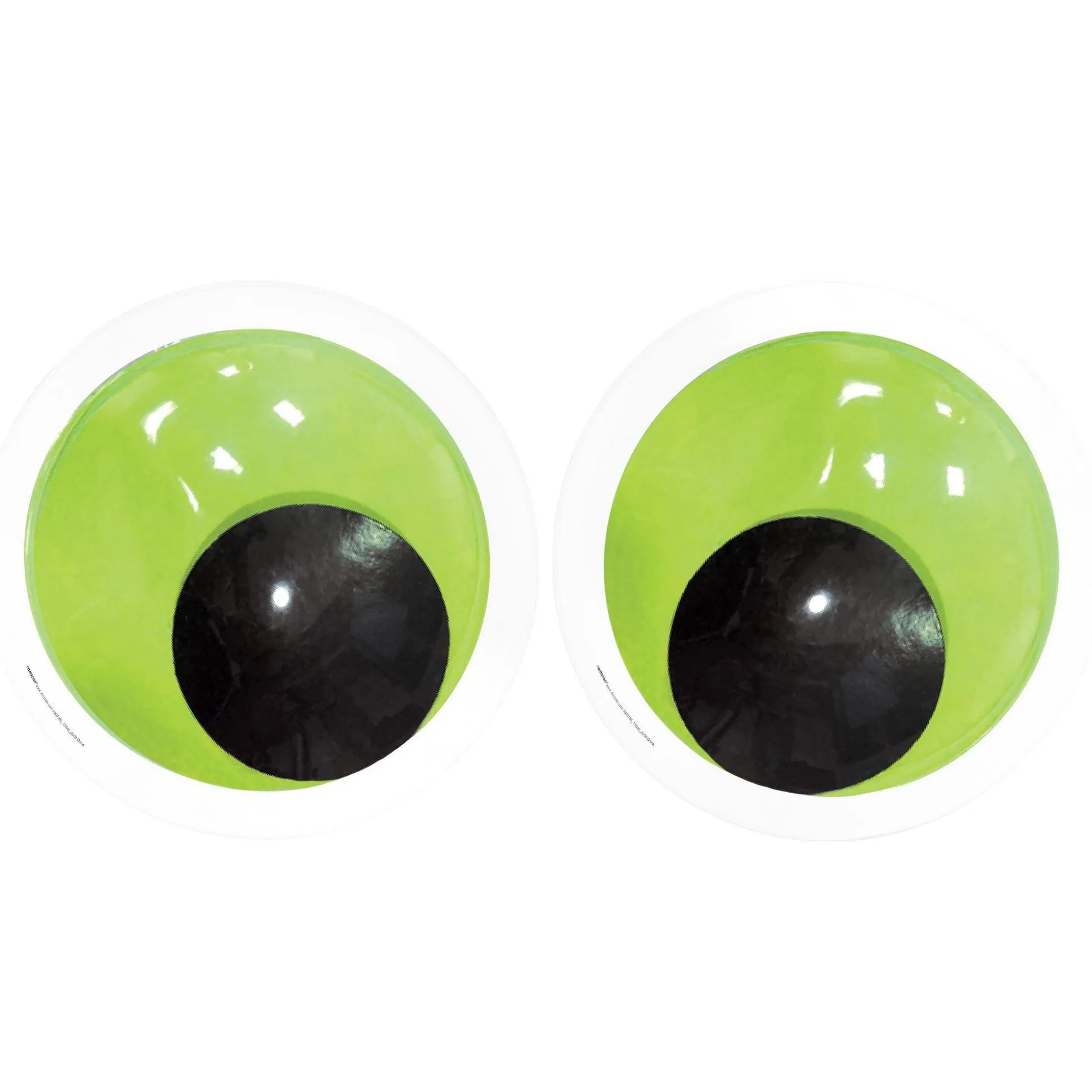 Party City Giant Green Googly Eyes Photo Booth Props 2Ct| Trunk Or Treat
