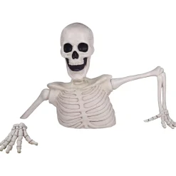 Party City Giant Rattles The Groundbreaking Skeleton Plastic Yard Decorating Kit, 8Pc| Creatures