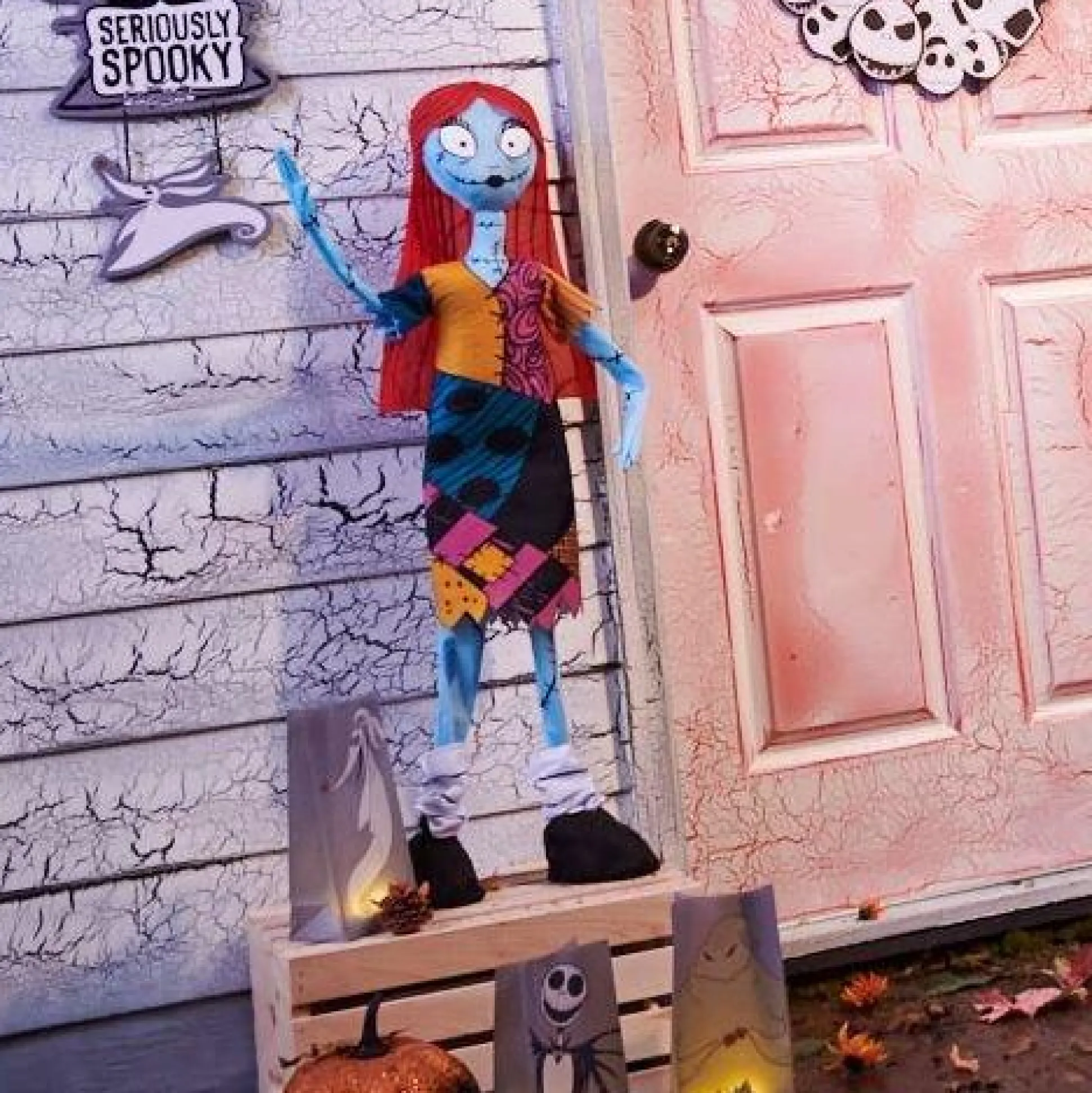 Party City Giant Standing Sally Decoration - The Nightmare Before Christmas| Standing Props