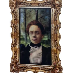 Party City Girl Zombie Lenticular Portrait| Window & Wall Décor