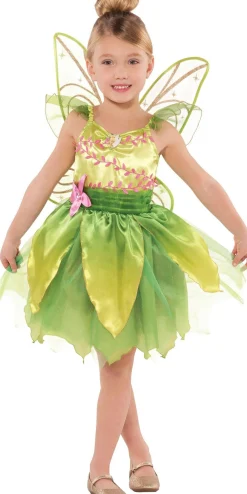 Party City Girls Classic Tinker Bell Costume| Disney Princess