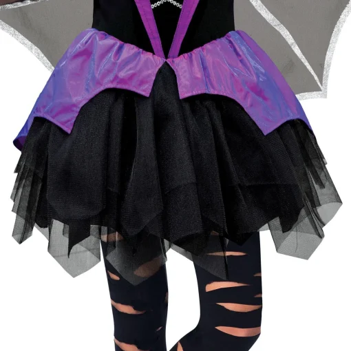Party City Girls Miss Batiness Vampire Costume|Girl Animal & Bug