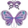 Best Glitter Flutter Costume Accessory Kit 2Pc Wings