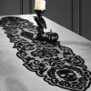 Party City Glitter Glam Boneyard Fabric Table Runner, 1.2Ft X 5.8Ft| Boneyard Glam