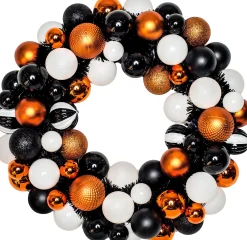 Party City Glitter Halloween Ornament Wreath| Door Décor & Signs