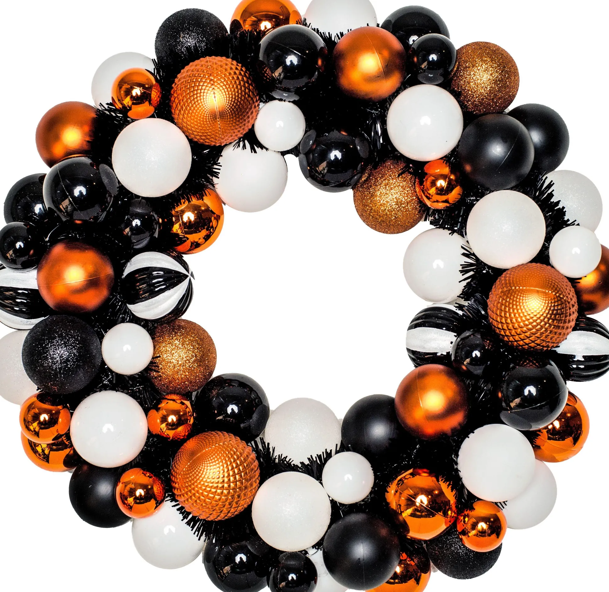 Party City Glitter Halloween Ornament Wreath| Door Décor & Signs