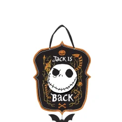 Party City Glitter Jack Skellington Sign - The Nightmare Before Christmas| Home Décor