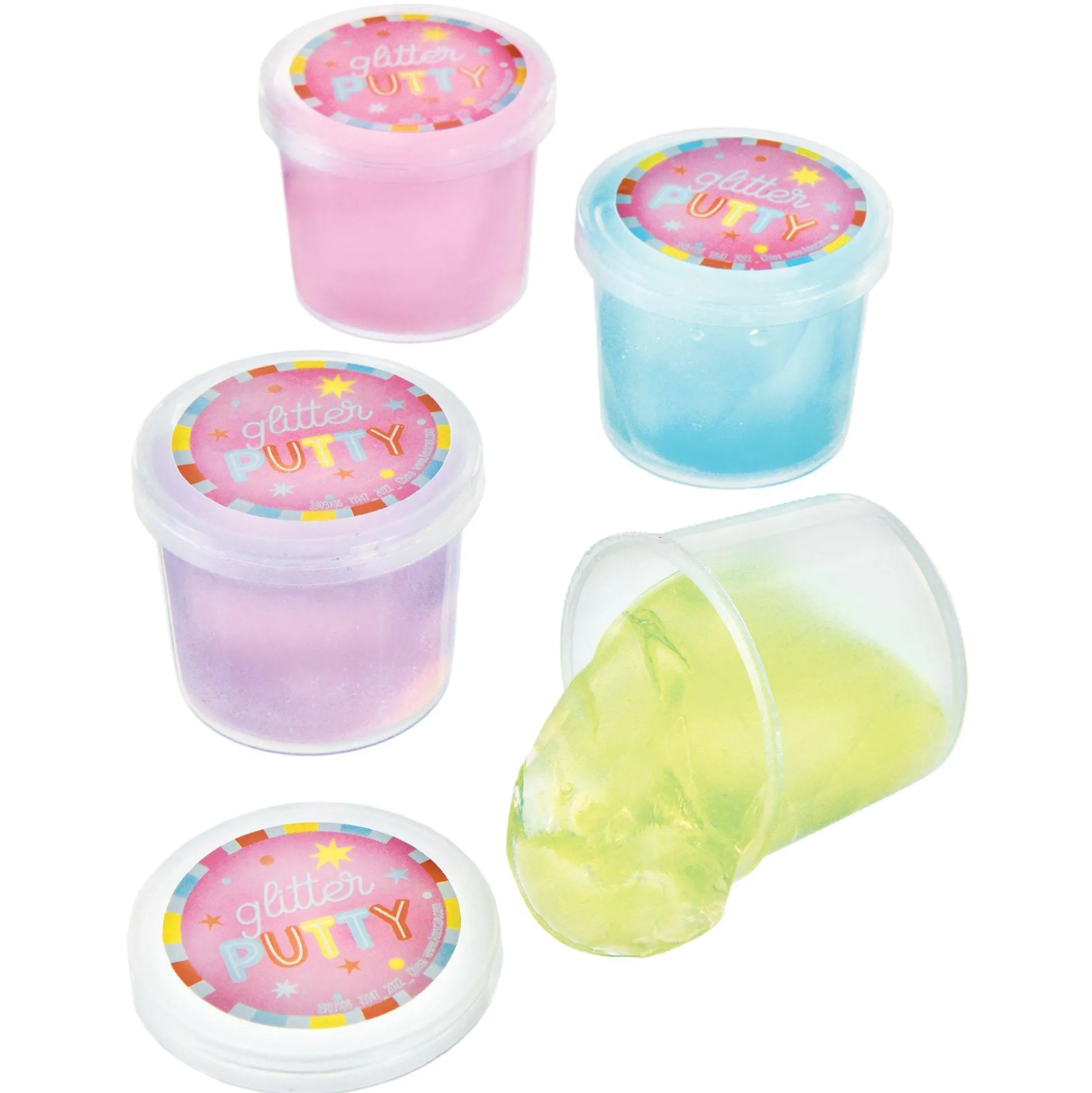 Party City Glitter Putty, 8Pc| Favors & Favor Bags