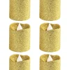 Party City Glitter Votive Flameless Led Candles 6Ct| Home Décor
