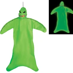 Party City Glow-In-The-Dark Oogie Boogie Hanging Decoration, 5Ft - Disney The Nightmare Before Christmas| Hanging Props