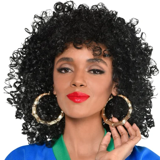 Discount Gold Classic Bamboo Hoop Earrings Jewelry
