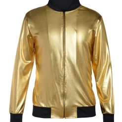 Best Gold Hip Hop Track Jacket Couples' Costumes