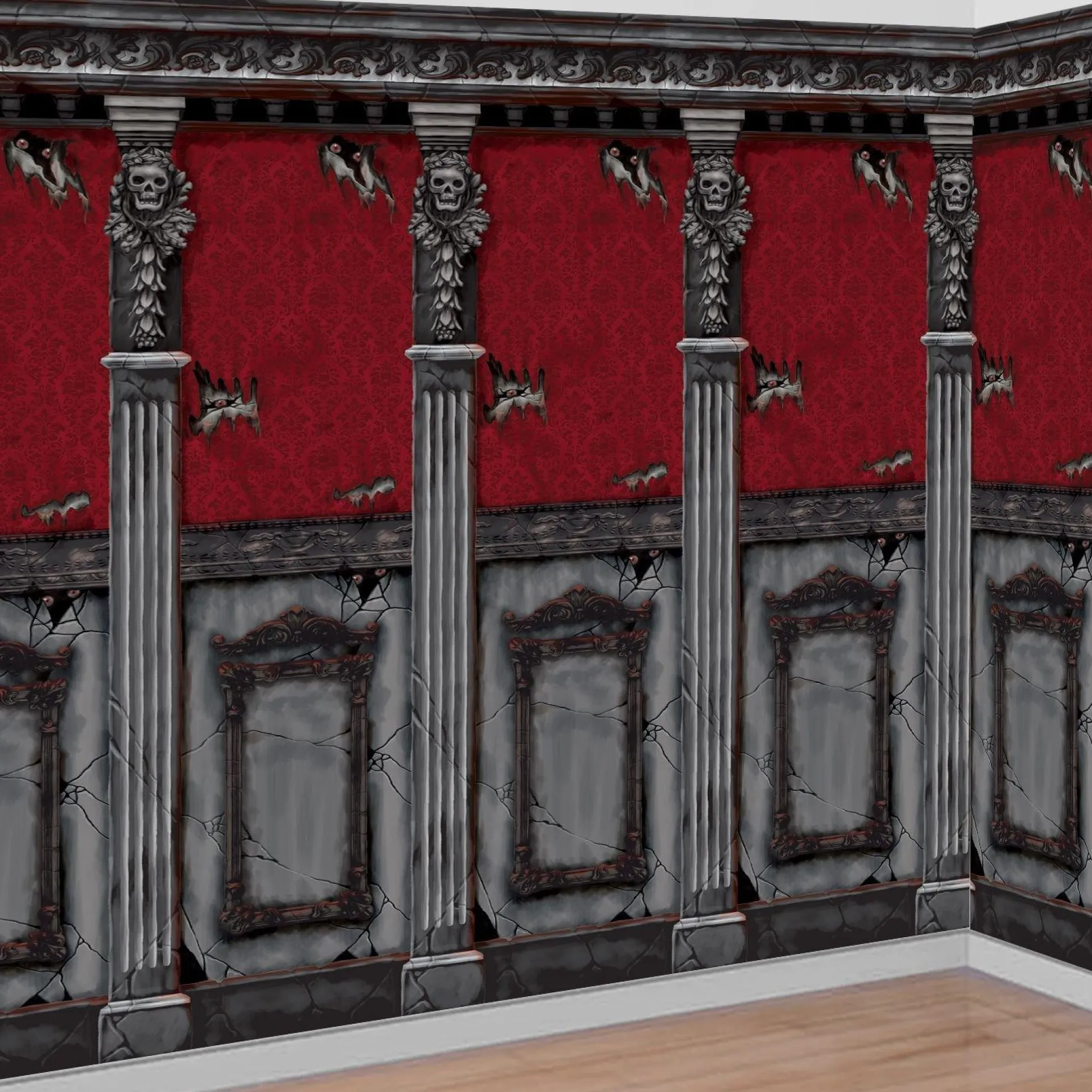 Party City Gothic Mansion Room Rolls| Window & Wall Décor