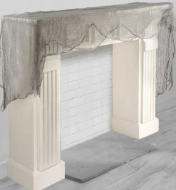 Party City Gray Creepy Cloth| Home Décor