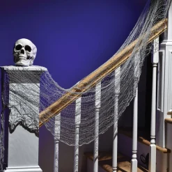 Party City Gray Creepy Cloth| Home Décor